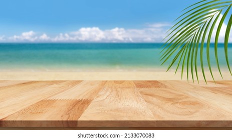 Empty Wooden Tabletop Isolated On White Stock Photo 1144905248 ...