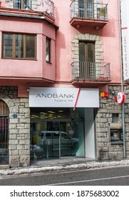 Encamp, Andorra - 2019 January 31:  AndBank The Best Private Bank Of Andorra