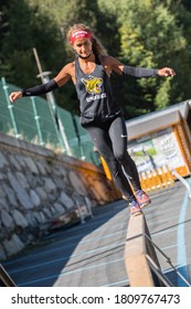 Encamp, Andorra : 2020 Sept 05 : Competitors Participate In The 2020 Spartan Race Obstacle Racing Challenge In Andorra, On September 05, 2020.