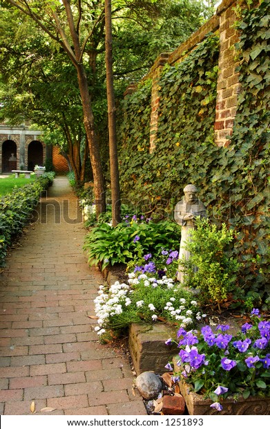 Enchanted Garden Edgar Allan Poe Museum Stock Photo Edit Now 1251893