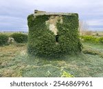 Enchantress Martello Tower No 28 built at Rye Harbour, East Sussex in 1808 to defend the coast of England against Napoleonic forces.