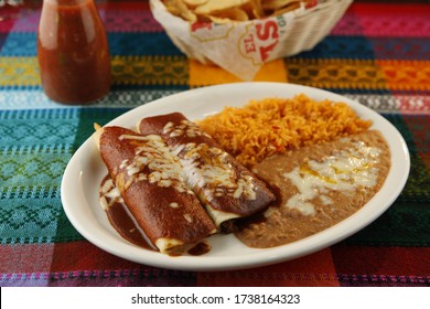 enchiladas meal at tex mex