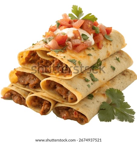 Enchiladas on transparent background Enchiladas on transparent background