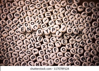 Encryption Random Alphabets Letters Encrypted On Stock Photo 1170789124 ...