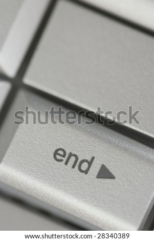 End button from a Mac keyboard