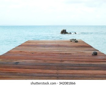 End of a jetty
