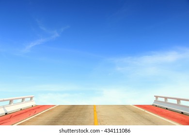 End of road background