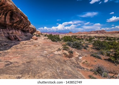 The End Of The Squaw Flat Trail Near The Campground Parking Lot