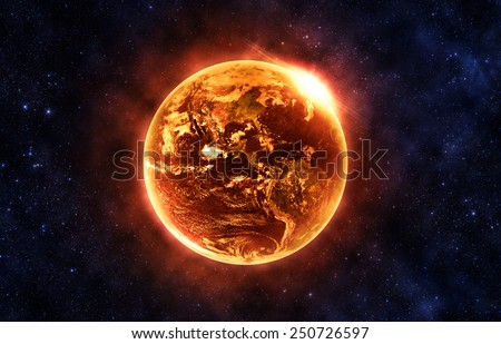 End of the World - Elements of this Image Furnished By NASA