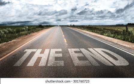 The End Written On Rural Road