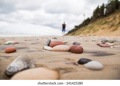 	 		 Endless Baltic beach