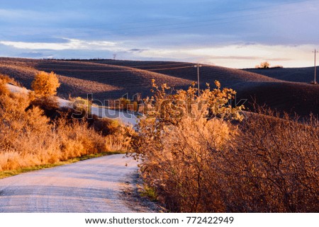 Similar – Endlos lange Strasse ins Gebirge von Pico, Azoren