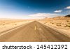 desert landscape with road