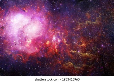 Бесконечная вселенная со звездами и галактиками в космическом пространстве. Космос-арт. Элементы этого изображения, предоставленного NASA.