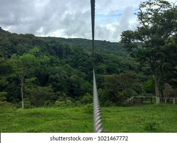 Endless Zipline Into The Mountains 
In Costa Rica