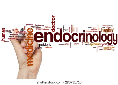 Endocrinology Word Cloud Concept