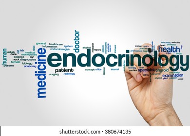 Endocrinology Word Cloud Concept