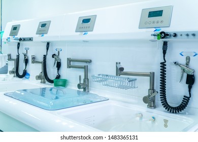 Endoscope Cleaning Workstation, Modern Medical Equipment.