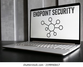 Endpoint security is shown using a text
