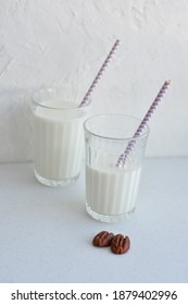 Energy Balls. Homemade Raw Energy Balls With Figs, Carob And Decorated Cocoa On White Background. Suger Free Candies And Vegetarian Truffles.