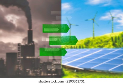 Energy Transition From Fossil Fuel To Green Energy