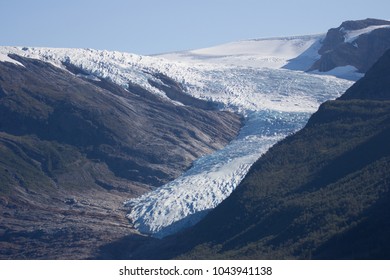 Engabreen, Svartisen Glacier In Norway