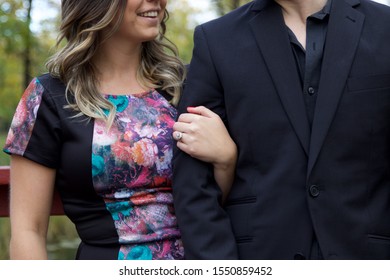 Engagement Photo Shoot Between A Young Man And Young Woman