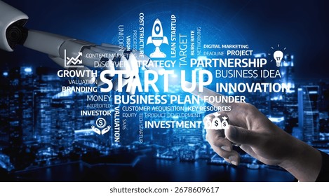 Engaging visual representation of startup concepts, emphasizing innovation and strategic planning for entrepreneurs in the modern digital landscape. Tessel