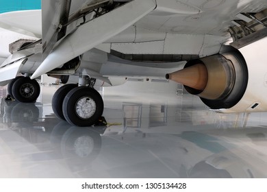 Engine Of Aircraft In Hanger - Image