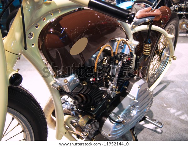 Engine block of a\
motorcycle