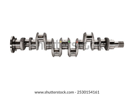 Engine Crankshaft on a white background