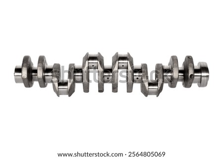Engine Crankshaft on a white background