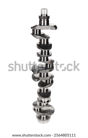 Engine Crankshaft on a white background