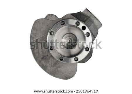 Engine Crankshaft on a white background
