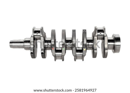 Engine Crankshaft on a white background