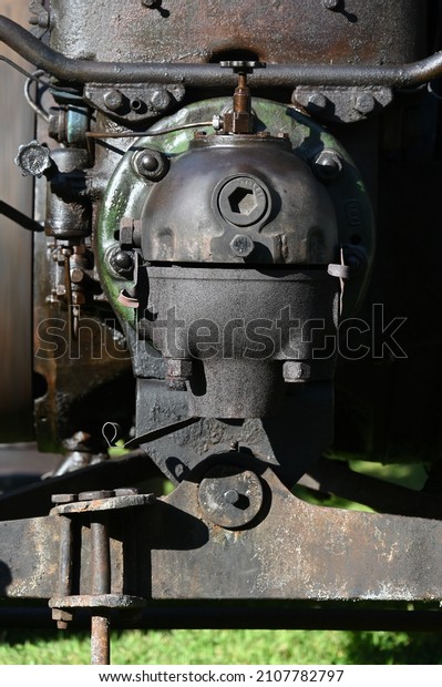 Engine of a historic tractor\
