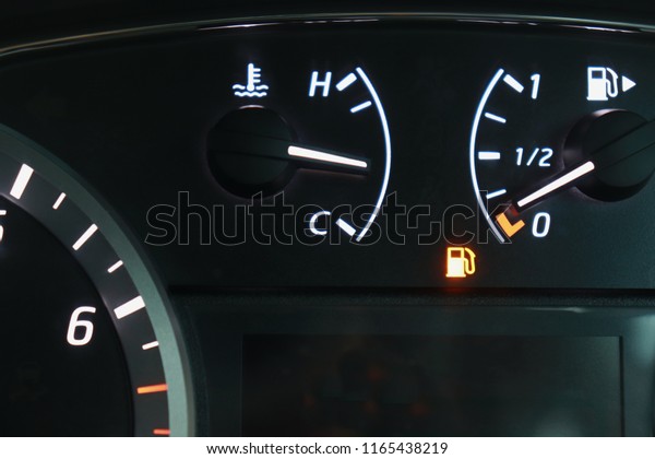 Engine Oil Light Signal On Dashboard Stock Image Download Now