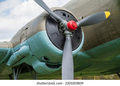 Engine Of The Soviet Military Aircraft Lisunov Li-2.