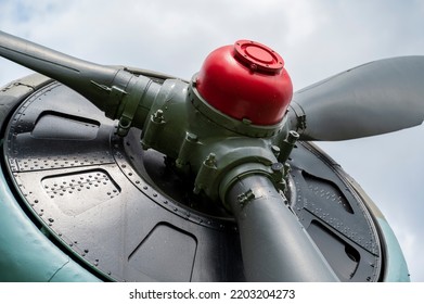 Engine Of The Soviet Military Aircraft Lisunov Li-2.