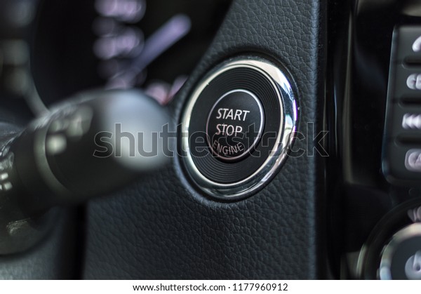 Engine start stop button\
