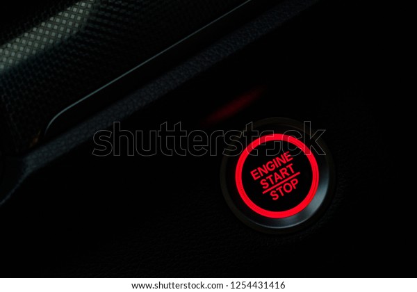 Engine start and stop\
button