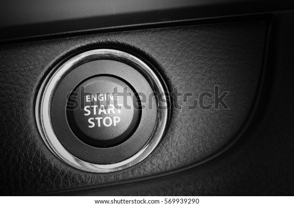 Engine Start Stop Button in\
car