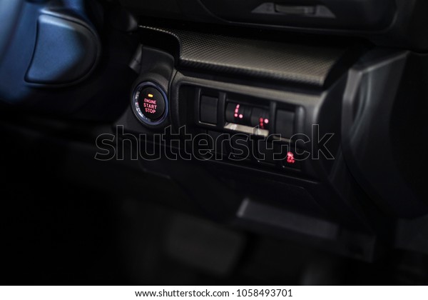 Engine Start and\
stop button in the Modern\
car.