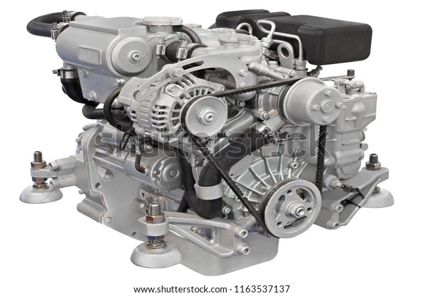 Engine Under White Background Stock Photo 1163537137 | Shutterstock