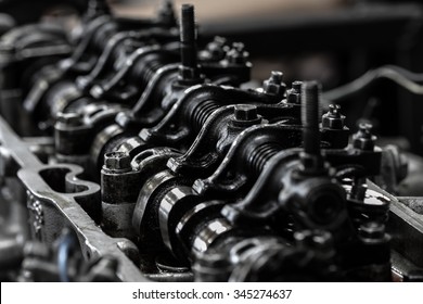 Engine valve car maintenance.