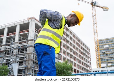 Engineer With Back Pain Injury After Accident At Construction Site