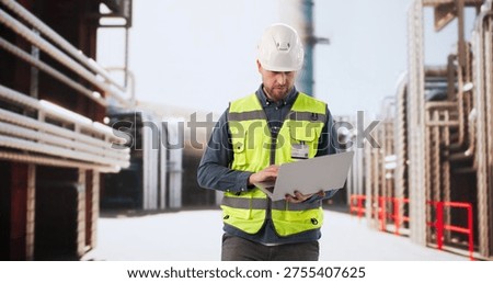 Engineer Closely Oversees Refinery Control Systems Ensuring Safe Energy Operations