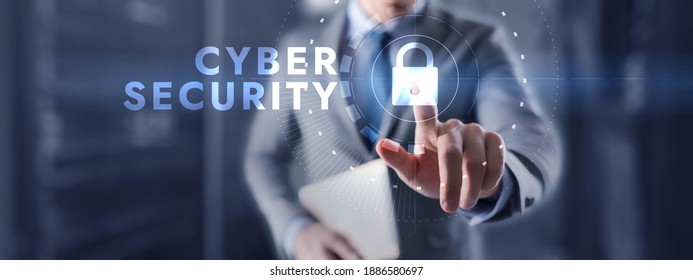 IT engineer in data center cyber security concept.