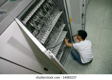 IT Engineer Working