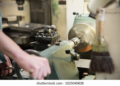 Engineer working at the factory